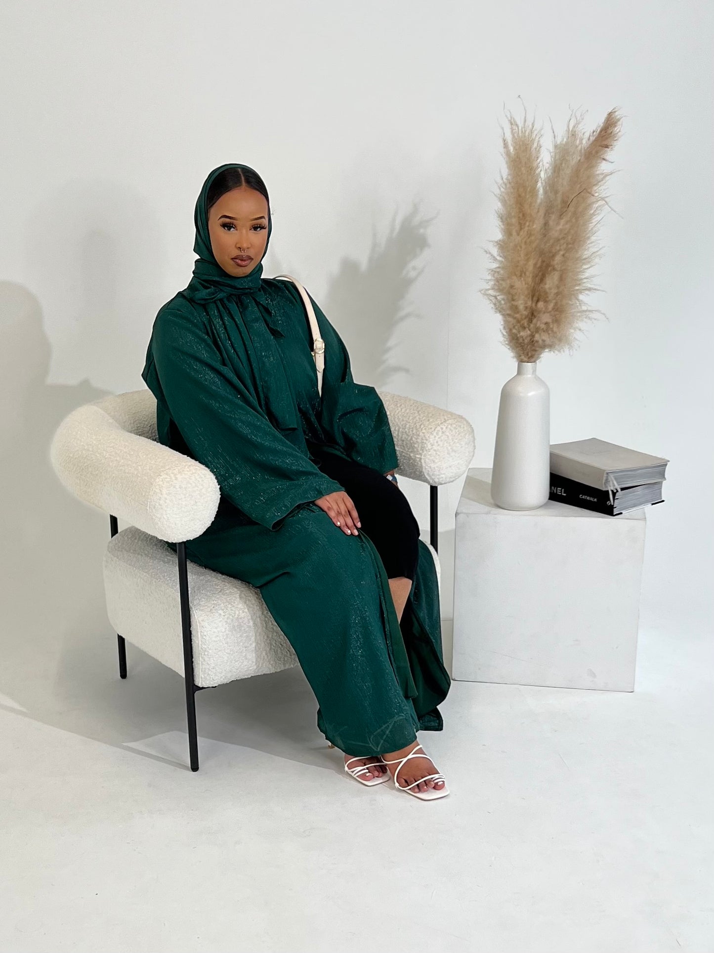 Green Lamie Abaya